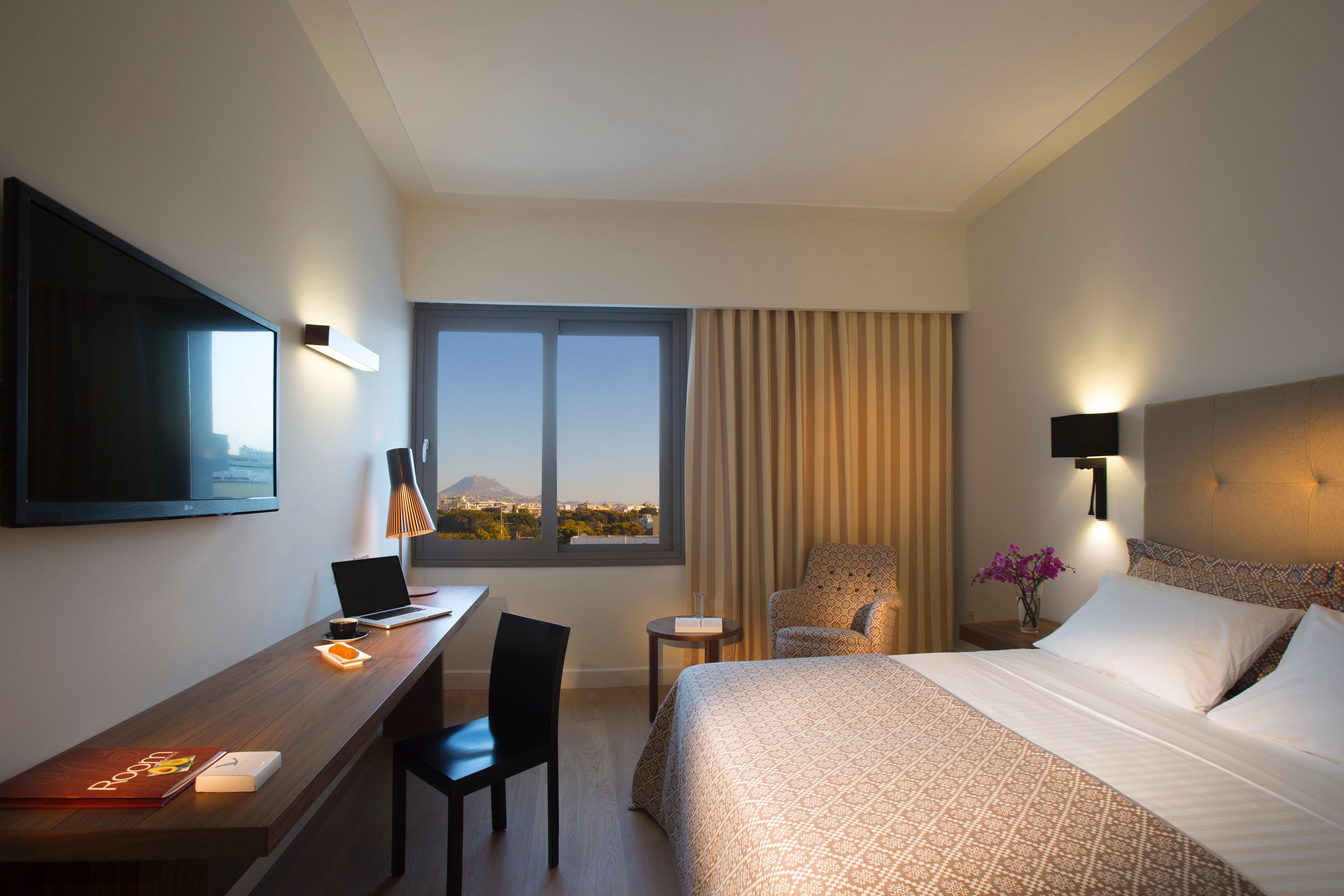 فندق أكويلا أتلانتس كاندية المظهر الخارجي الصورة A room at the Athens Hilton