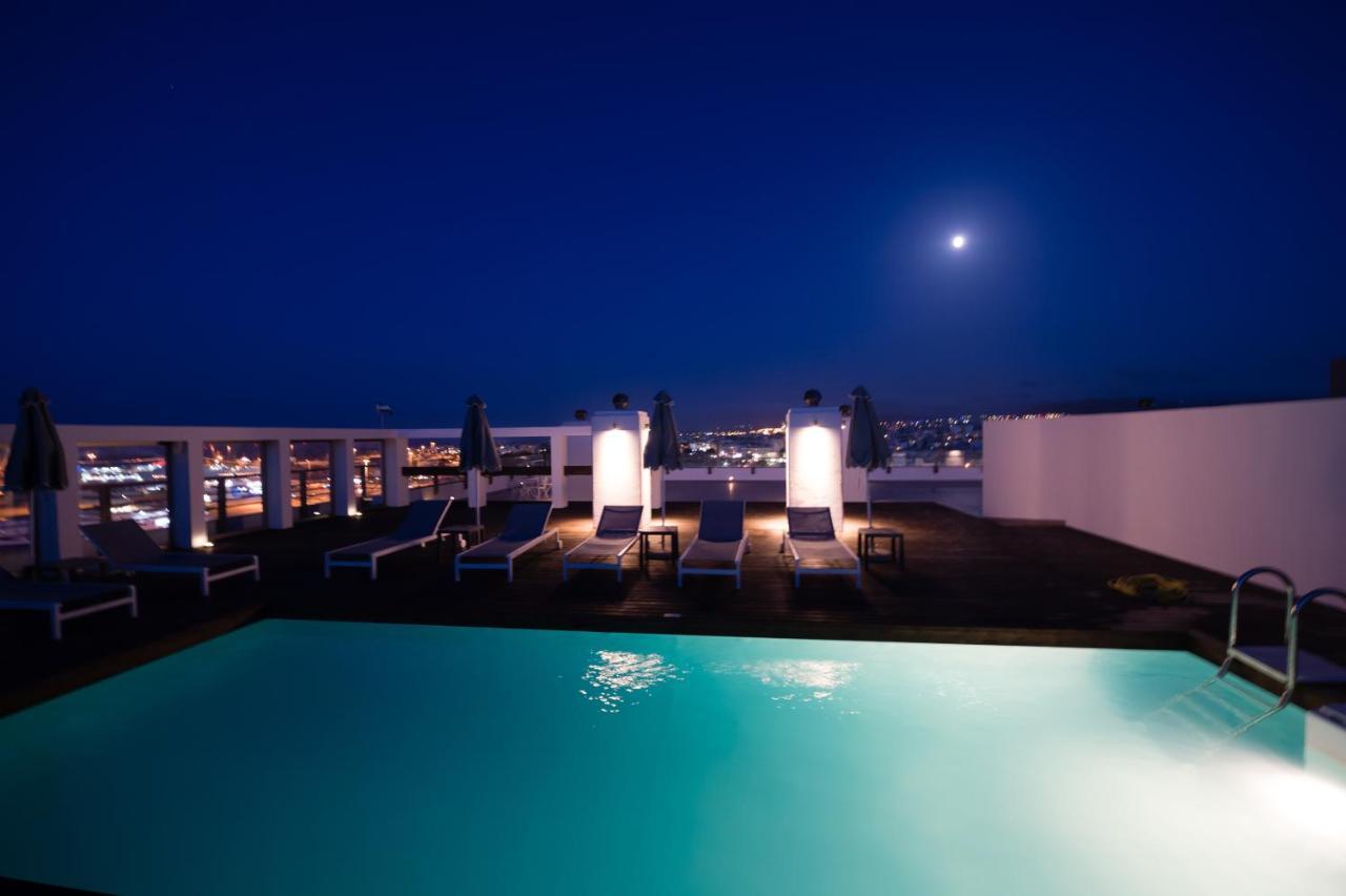 فندق أكويلا أتلانتس كاندية المظهر الخارجي الصورة Rooftop pool at the Hotel