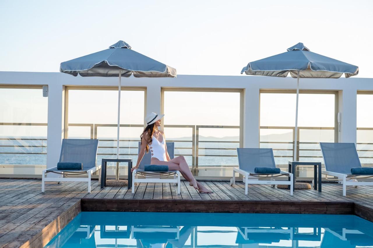 فندق أكويلا أتلانتس كاندية المظهر الخارجي الصورة Rooftop pool at the hotel